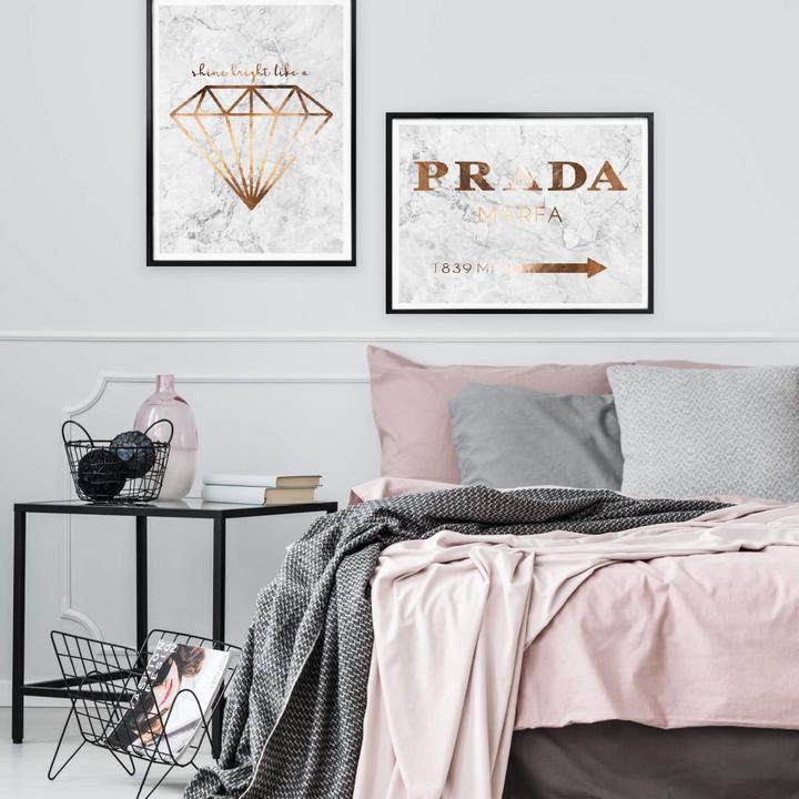 Produktbild Trenddeko Kupferoptik - Prada Marfa (80 x 100 cm)