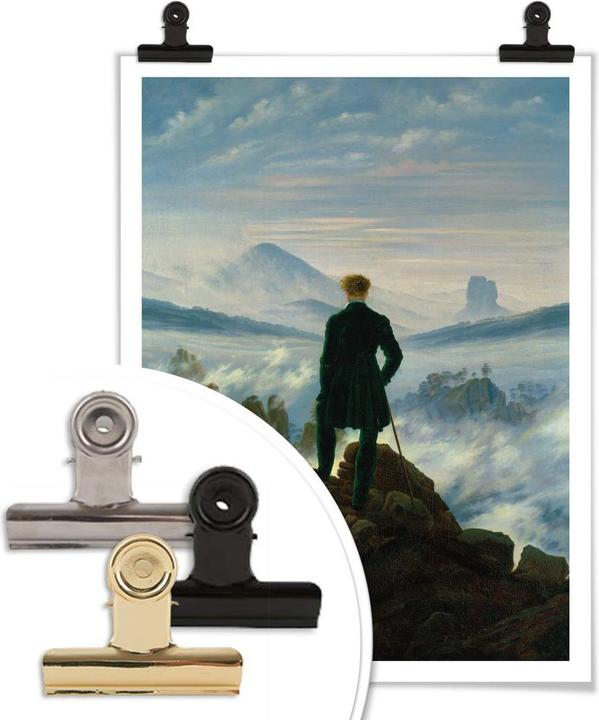 Produktbild Trenddeko Friedrich - Der Wanderer über dem Nebelmeer (100 x 120 cm)