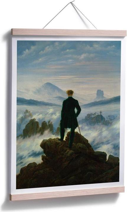 Produktbild Trenddeko Friedrich - Der Wanderer über dem Nebelmeer (100 x 120 cm)