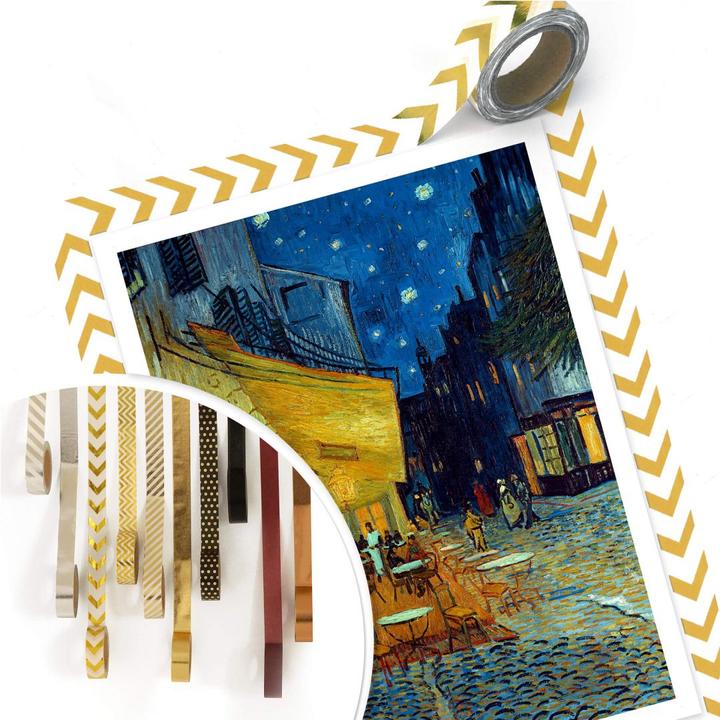 Produktbild Trenddeko van Gogh - Café-Terrasse am Abend (50 x 60 cm)