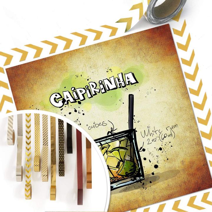 Actual product image Trenddeko Caipirinha - recipe (40 x 40 cm)