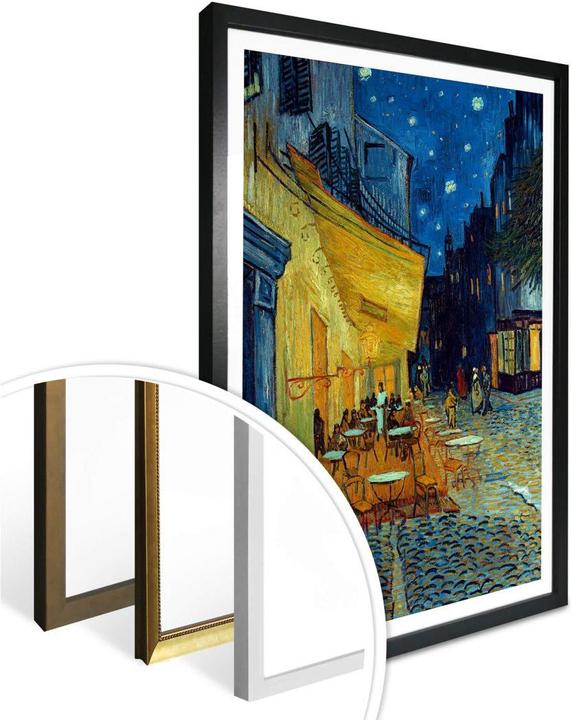 Produktbild Trenddeko van Gogh - Café-Terrasse am Abend (50 x 60 cm)