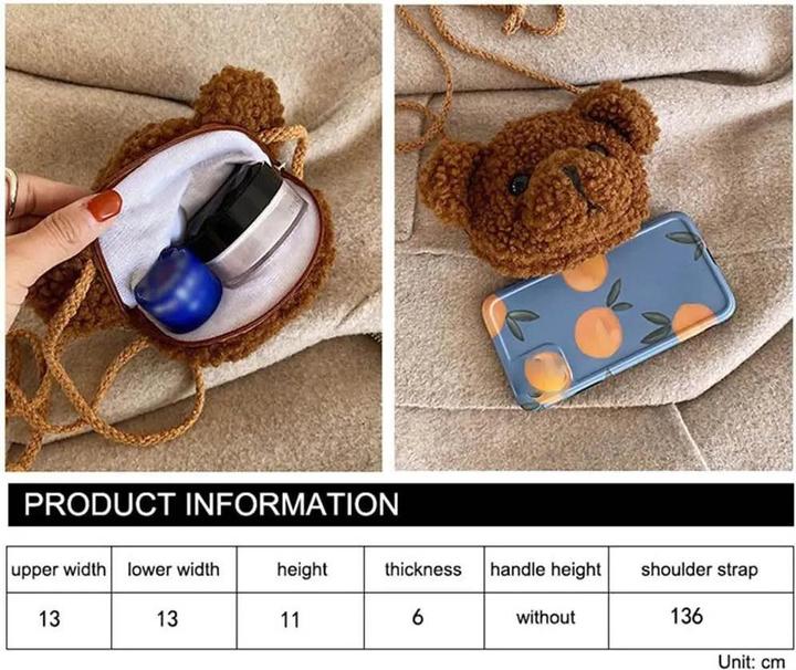 Produktbild Only-Bags.Store Teddybär-Umhängetasche