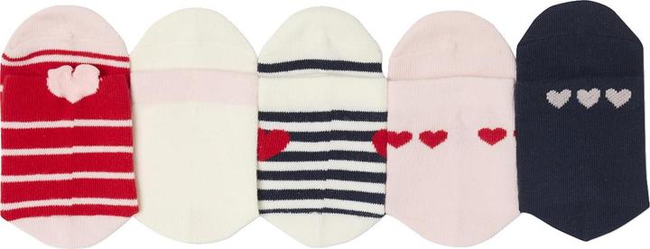 Immagine prodotto Vertbaudet 5er-Pack Mädchen Socken mit Herzen (Confezione da 5 pezzi, 35, 38)