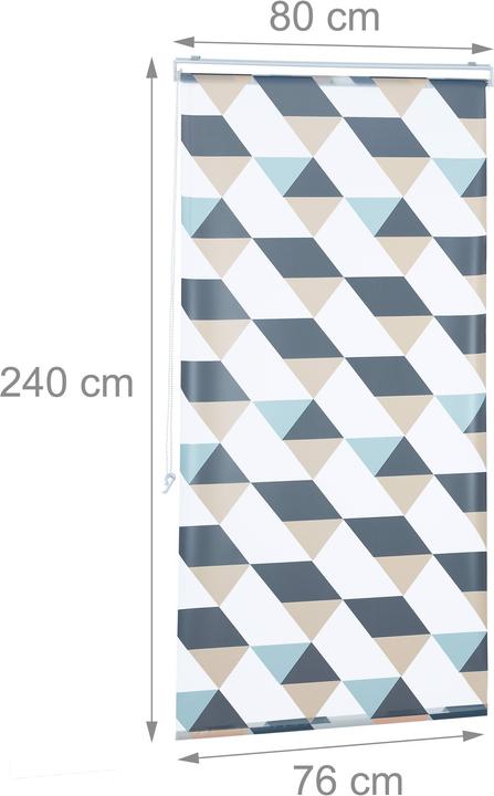 Produktbild Relaxdays Duschrollo (80 x 7 x 240 cm)