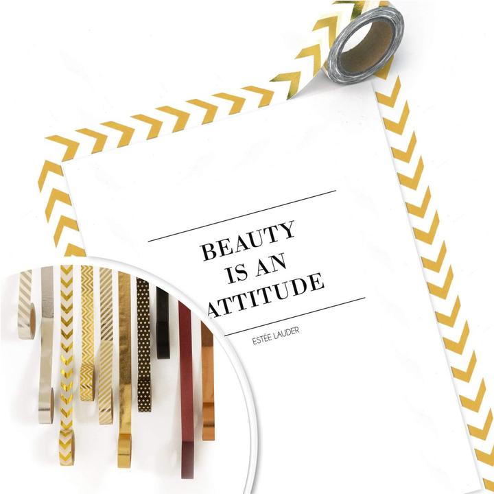 Produktbild Trenddeko Beauty is an attitude (100 x 120 cm)