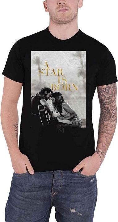 Image du produit A Star Is Born T-Shirt coton unisexe adulte Jack & Ally Movie Poster (L)
