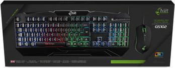 Produktbild MediaRange Gaming-Set Tastatur 104 Tast + Maus 6-Tast (UK) (Eng. Int., Kabelgebunden)
