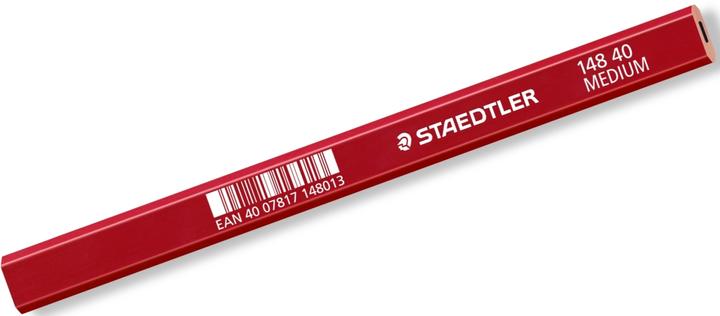 Image du produit Staedtler 148 40 Crayon de charpentier, produit unique, médium (2 mm, HB, 1 x)