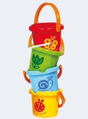 Actual product image Gowi Sand Bucket with Motif, 11 cm