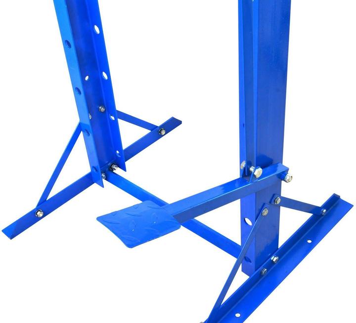 Actual product image GEKO Hydraulic workshop press with pressure gauge and foot pump 20t