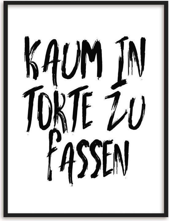 Produktbild Trenddeko Kaum in Torte zu fassen (24 x 30 cm)