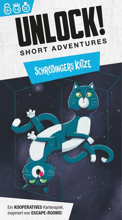 Image du produit Asmodée Déverrouillez le site! Short Adventures Le chat de Schrödinger (Allemand)