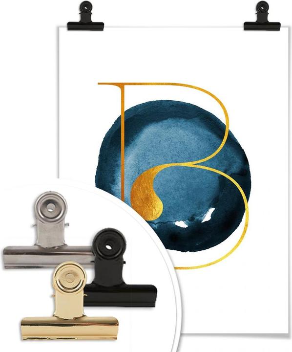Produktbild Trenddeko Das goldene B (40 x 50 cm)