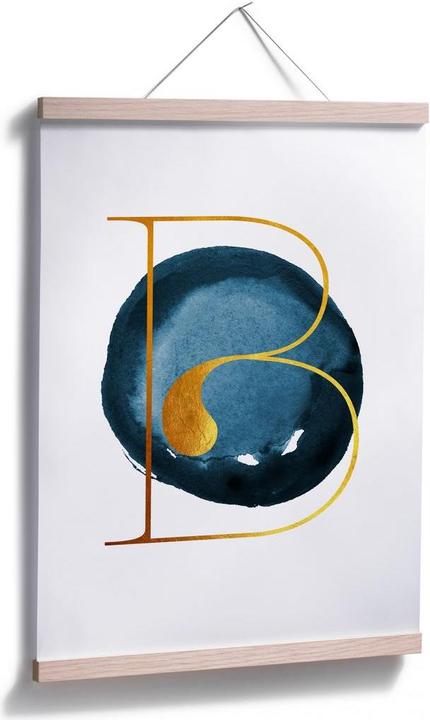 Produktbild Trenddeko Das goldene B (40 x 50 cm)