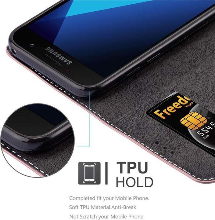 Actual product image Cadorabo Book X Wallet Cover (Samsung Galaxy A3 (2017))
