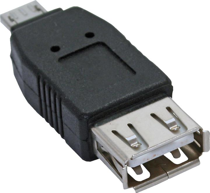 Actual product image InLine Micro-USB Adapter Micro-A male to USB-A female (USB 2.0)
