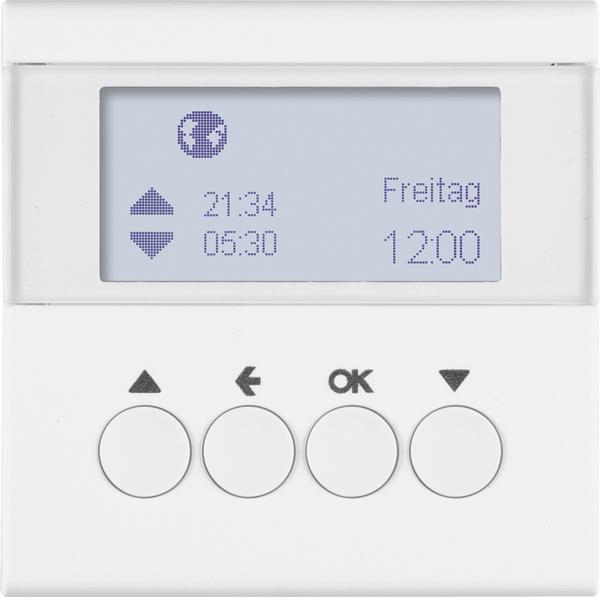 Actual product image Berker Blind timer S.1/B 85741188 3/B.7 polar white,matt