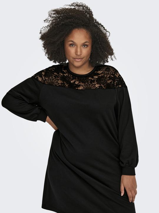 Image du produit Only Robe curvy en dentelle à manches longues (M)