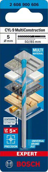 Produktbild Bosch Professional Zubehör EXPERT CYL-9 MultiConstruction Bohrer, 5 x 90 x 150 mm (5 mm)