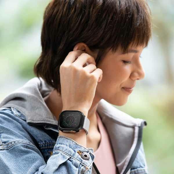 Produktbild Uniq etui Valencia Apple Watch Ultra 49 mm. czarny/midnight black