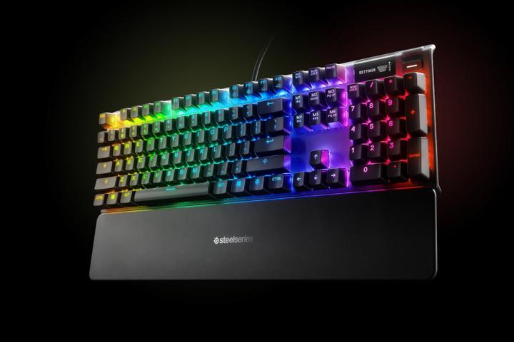 Image du produit SteelSeries Clavier de jeu mécanique Apex 7, Red Switch, disposition US (US, Filaire)
