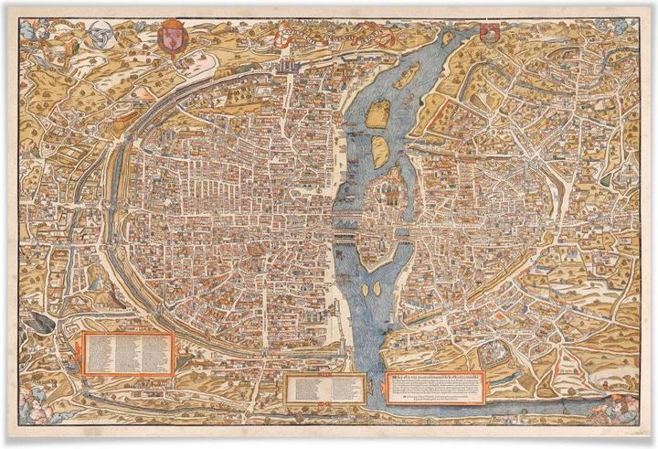 Trenddeko Historical map of Paris