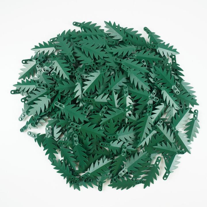 Image du produit LEGO 8x3 Feuilles de palmier Feuilles de plantes Vert foncé - 6148 NOUVEAU! Quantité 25x (6148)