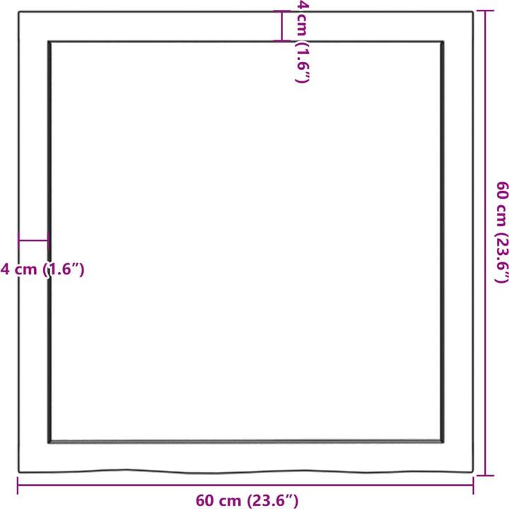 Actual product image VidaXL Emerald (60 x 4 x 60 cm)