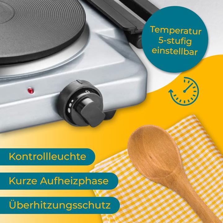 Produktbild Lentz Kochfeld Einzelkochplatte Herdplatte Plattenherd Tischherdplatte