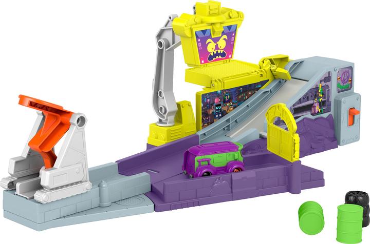 Actual product image Fisher-Price DC Batwheels toy car playset Legion of Zoom