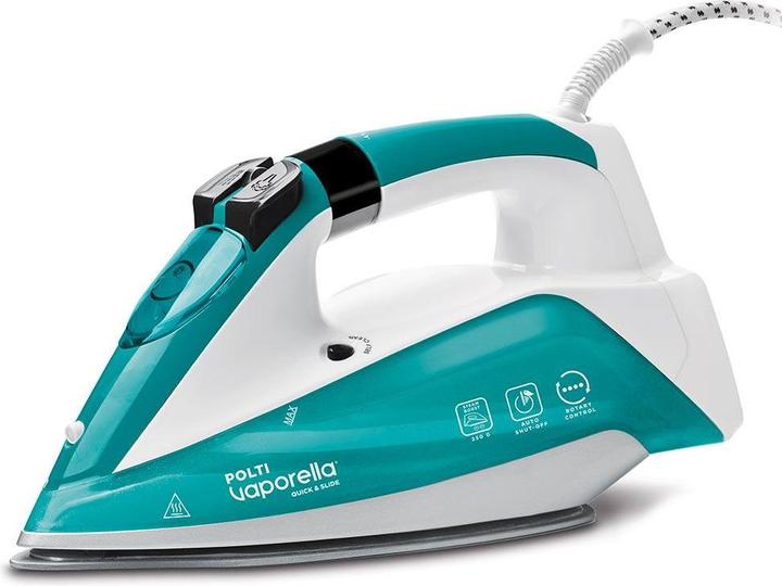 Actual product image Polti Iron PLEU0252 Vaporella Quick & Slide QS210 Steam Iron, 2400 W, Water tank capacity 350 ml, Cont (2400 W, 40 g/min)