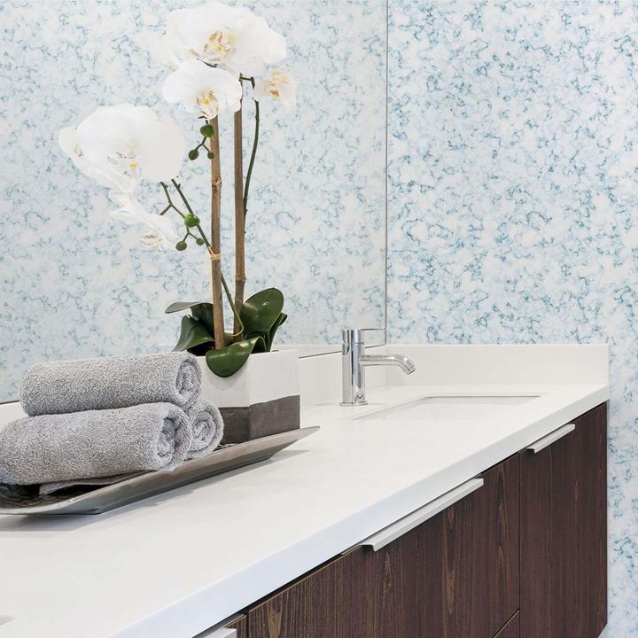 Produktbild Trenddeko Marmor - blau (528 x 48 cm)