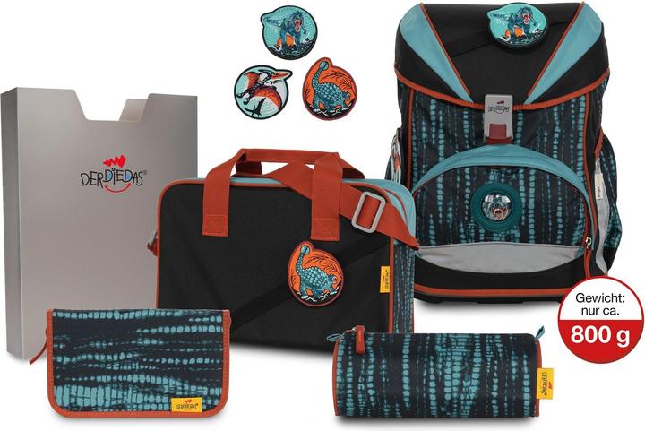 Immagine prodotto Derdiedas Set di zaini scolastici ErgoFlex Big Rex (22 l)