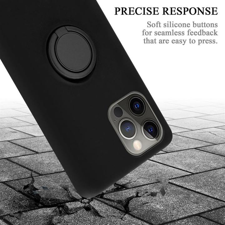 Productafbeelding Cadorabo TPU Vloeibare Ring Silicone Hoesje (Apple iPhone 13)