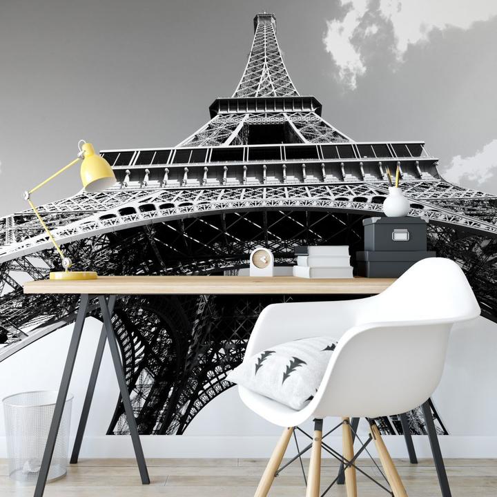 Produktbild Trenddeko Eiffelturm Perspektive schwarz/weiss (480 x 350 cm)