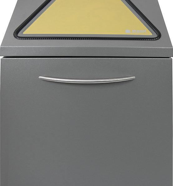 Produktbild kaiserkraft System-Wertstoffsammler, Einwurfklappe handbetätigt (45 l)