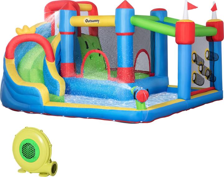 Immagine prodotto Swisshandel24 Castello gonfiabile Tessuto Oxford (100% poliestere) Colorato
