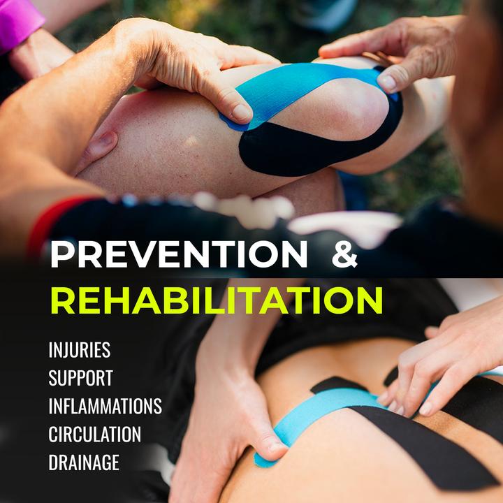 Produktbild Kalahari 4 Wellness Kinesiologie Tape - Kinesio Schwarz
