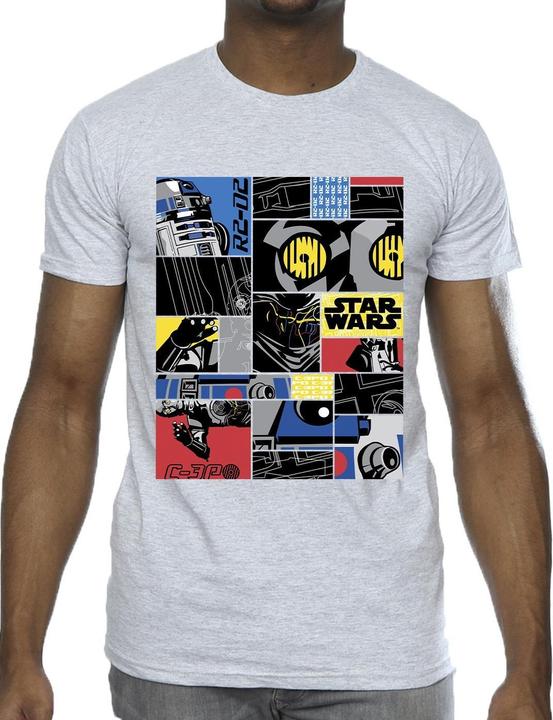 Produktbild Star Wars Droid Montage TShirt (L)