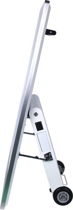 Actual product image Allnet Stand display 43 inch outdoor customer stopper with battery oh. Touch with castors, 1500Nits, Andr