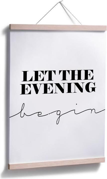 Actual product image Trenddeko Let the evening be-gin (30 x 40 cm)