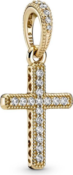 Immagine prodotto Pandora Ciondolo croce scintillante (Oro 14 carati)