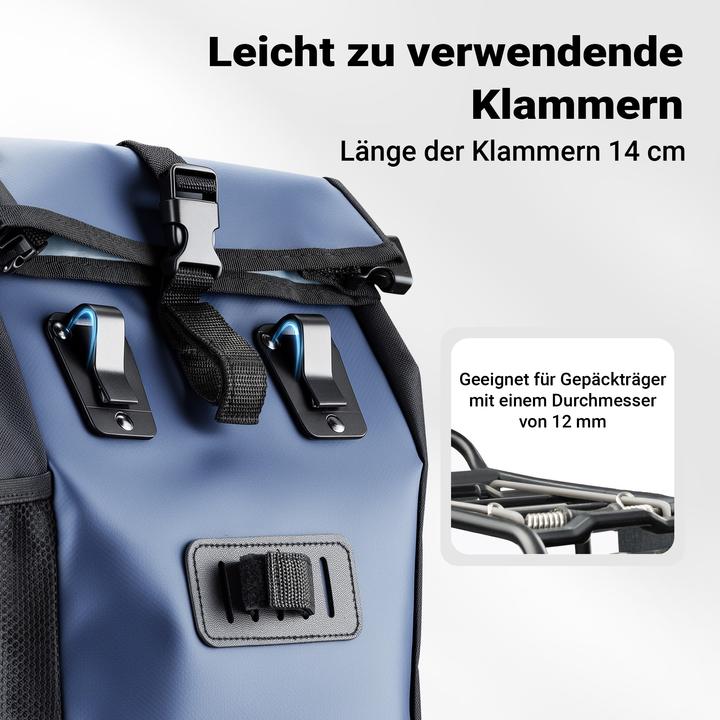 Immagine prodotto Wiltec Gepäckträgertasche (16 l, Borsa portapacchi)