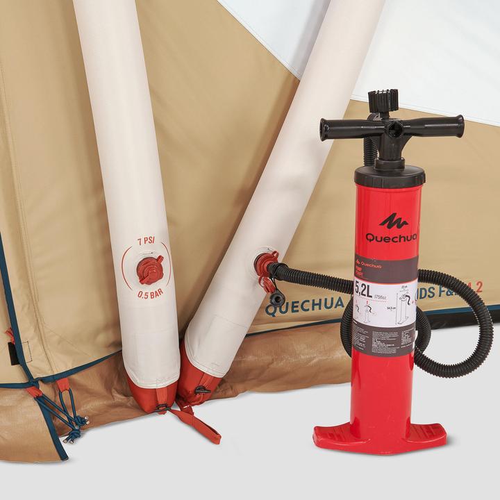 Image du produit Quechua Air Seconds Fam 4 2xl Fb (Tente gonflable, 18.50 kg, 4 personnes)