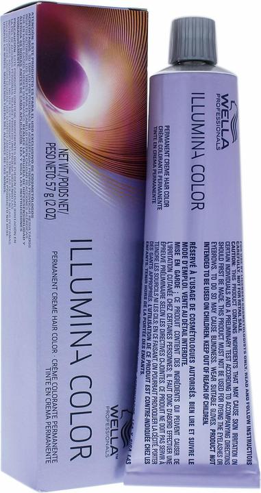 Immagine prodotto Wella Vopsea permanenta Illumina Colour 8/38, Biondo Deschis Auriu Albastru, 60ml (8, 38 Biondo chiaro blu dorato)