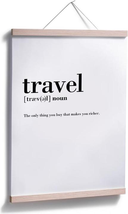Immagine prodotto Trenddeko Grammatica - Viaggi (30 x 40 cm)