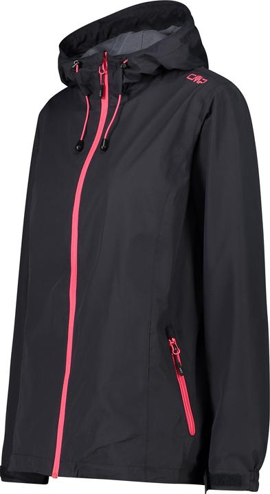 Actual product image CMP Campagnolo Rain Jacket Fix Hood Woman antracite gloss (38)