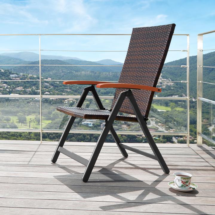 Image du produit tectake Fauteuil de jardin pliable MELBOURNE