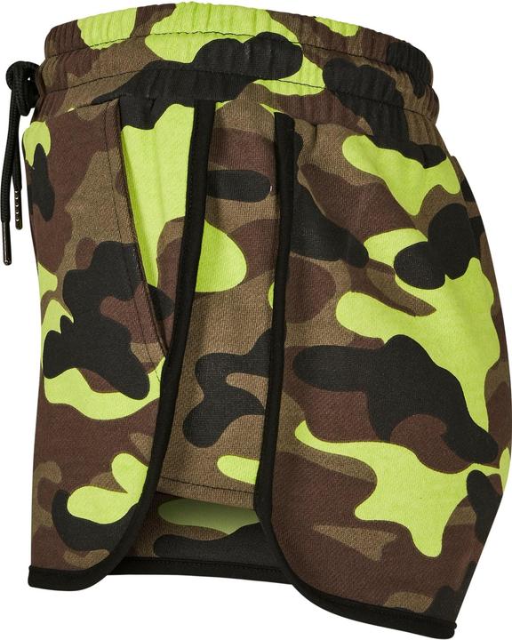 Actual product image Urban Classics Ladies Printed Camo Hot Pants (XS)